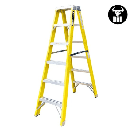 ESCALERA TIJERA FIBRA D/VIDRIO 12P 3.66M D/ACCESO AMERICAN BULL FTD150-12IA
